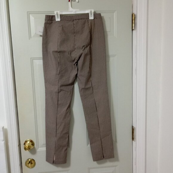 Ellen Tracy Womens Houndstooth Ankle Pant Size M Office Pants - Picture 7 of 10